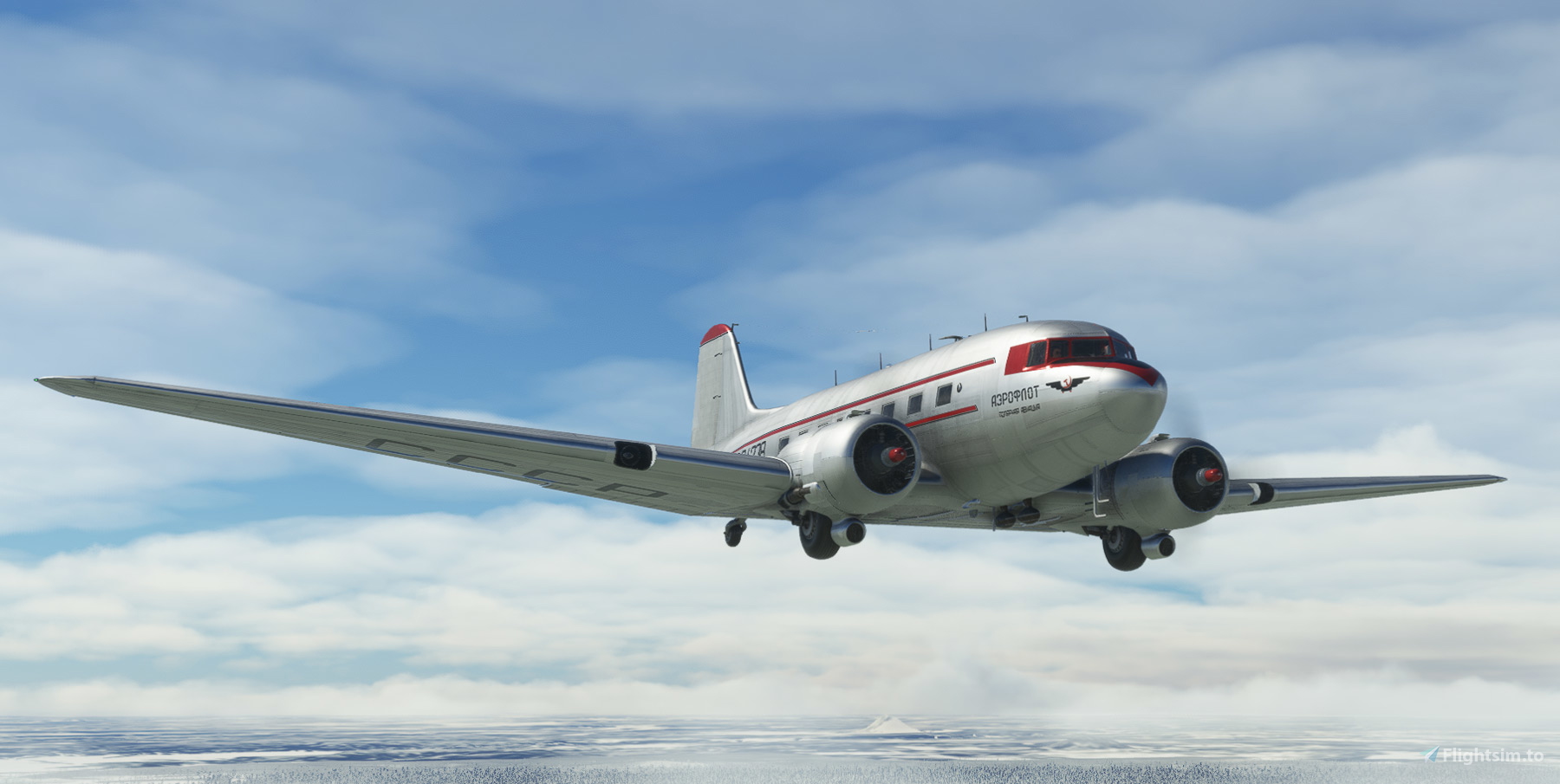 Li-2 Polar aviation USSR-04238 for Microsoft Flight