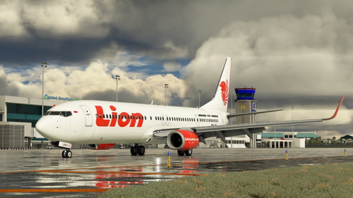 Lion Air (lionparcel.com engine decals) / PK-LFK