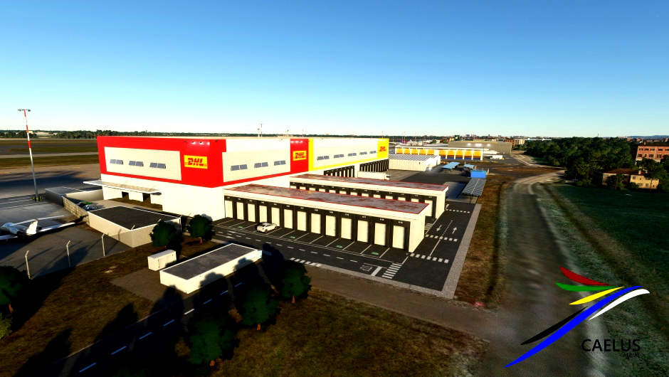 Caelus Aerial LIPE Bologna Guglielmo Marconi Airport for MSFS