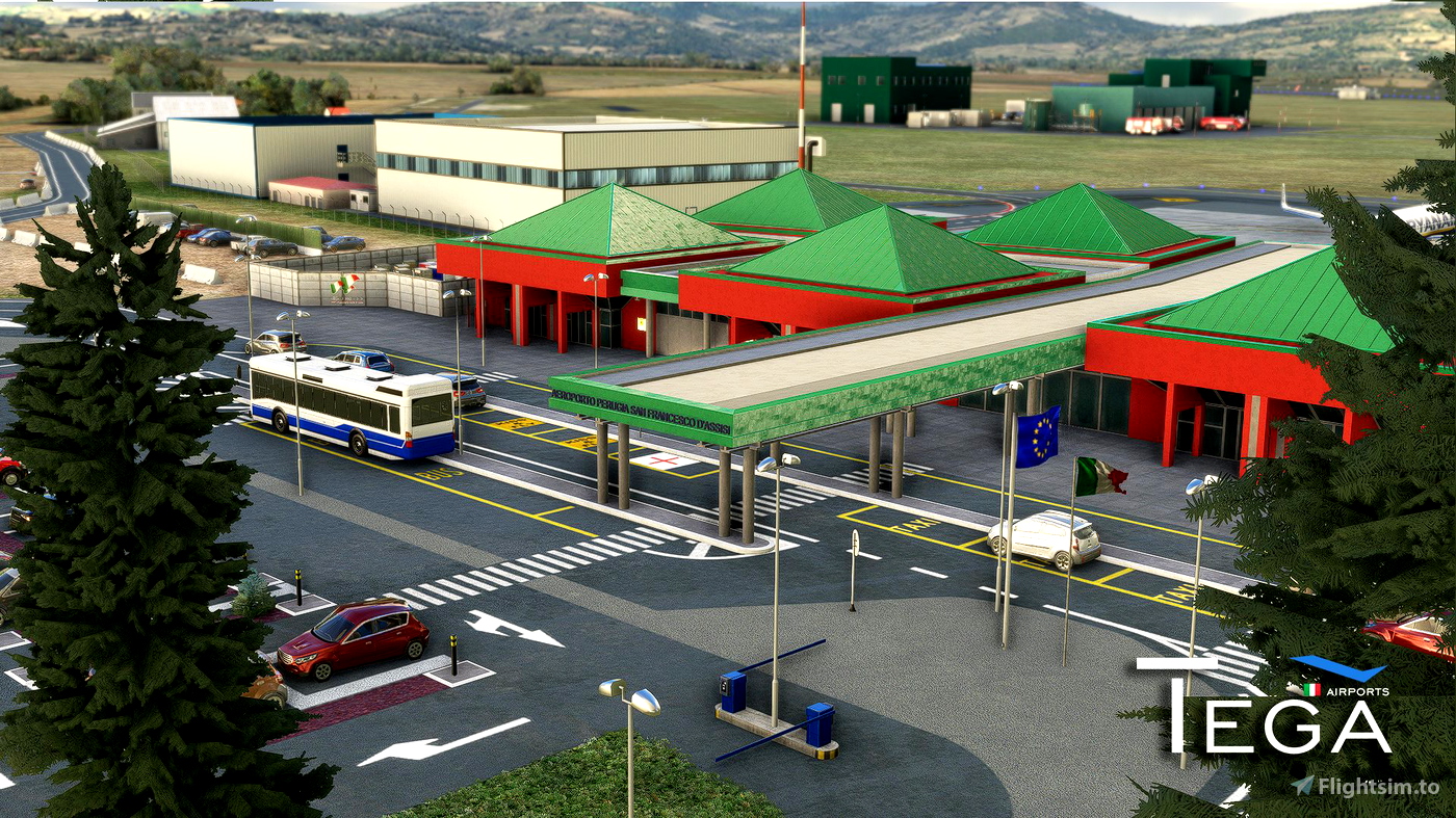 Tega Airports LIRZ Perugia "S. Francesco D'Assisi" Airport for MSFS