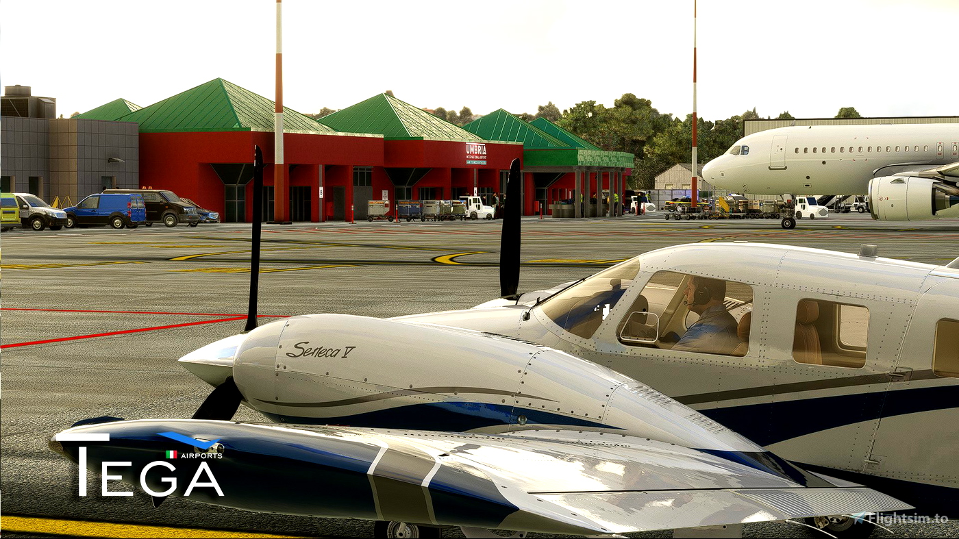 Tega Airports LIRZ Perugia "S. Francesco D'Assisi" Airport for MSFS