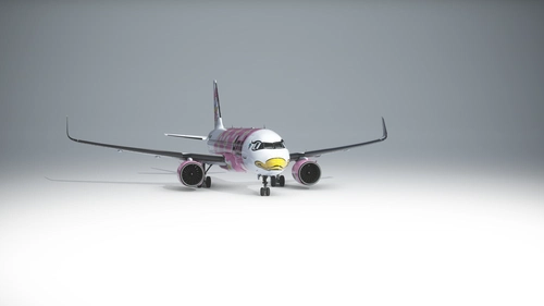 Livery A32NX FBW - PR-YSJ - AZUL MARGARIDA DISNEY [4K]