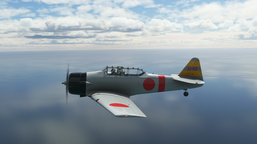 Livery Asobo T-6 Texan "Zero" WWII Re-Enactment Aircraft