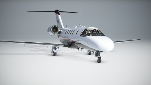 Livery Default/WorkingTitle Citation CJ4 - M-MIKE [4K]