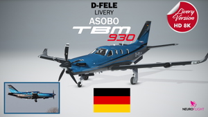 Livery of TBM 930 Registration D-FELE thumbnail 1