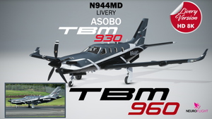 Livery of TBM 960 , registration N944MD [8K] thumbnail 1