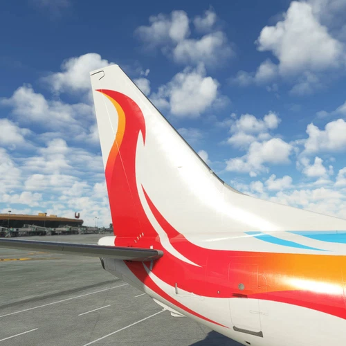 [Livery] PMDG 737-800BCF Tianjin Air Cargo (B-2676 - 2022)
