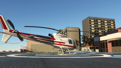 Livery Rétro Cowan Sim H125 Heli Air Monaco 