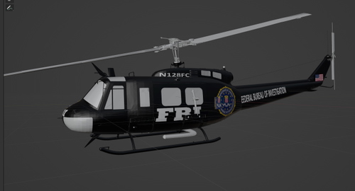 Livery - UH-1H-N128FC FBI
