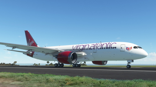 Livery Virgin Altantic 787-8 | Kuro 787-8 v2 soon
