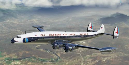 Lockheed Constellation Eastern Airlines Golden Falcon