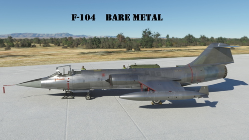 Lockheed F-104 Bare Metal  (Fictional)
