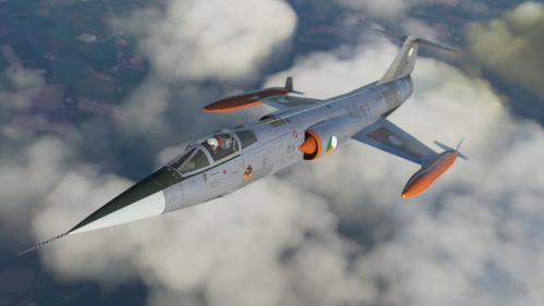 Lockheed F-104 in Irish Air Corps livery (Fictional)