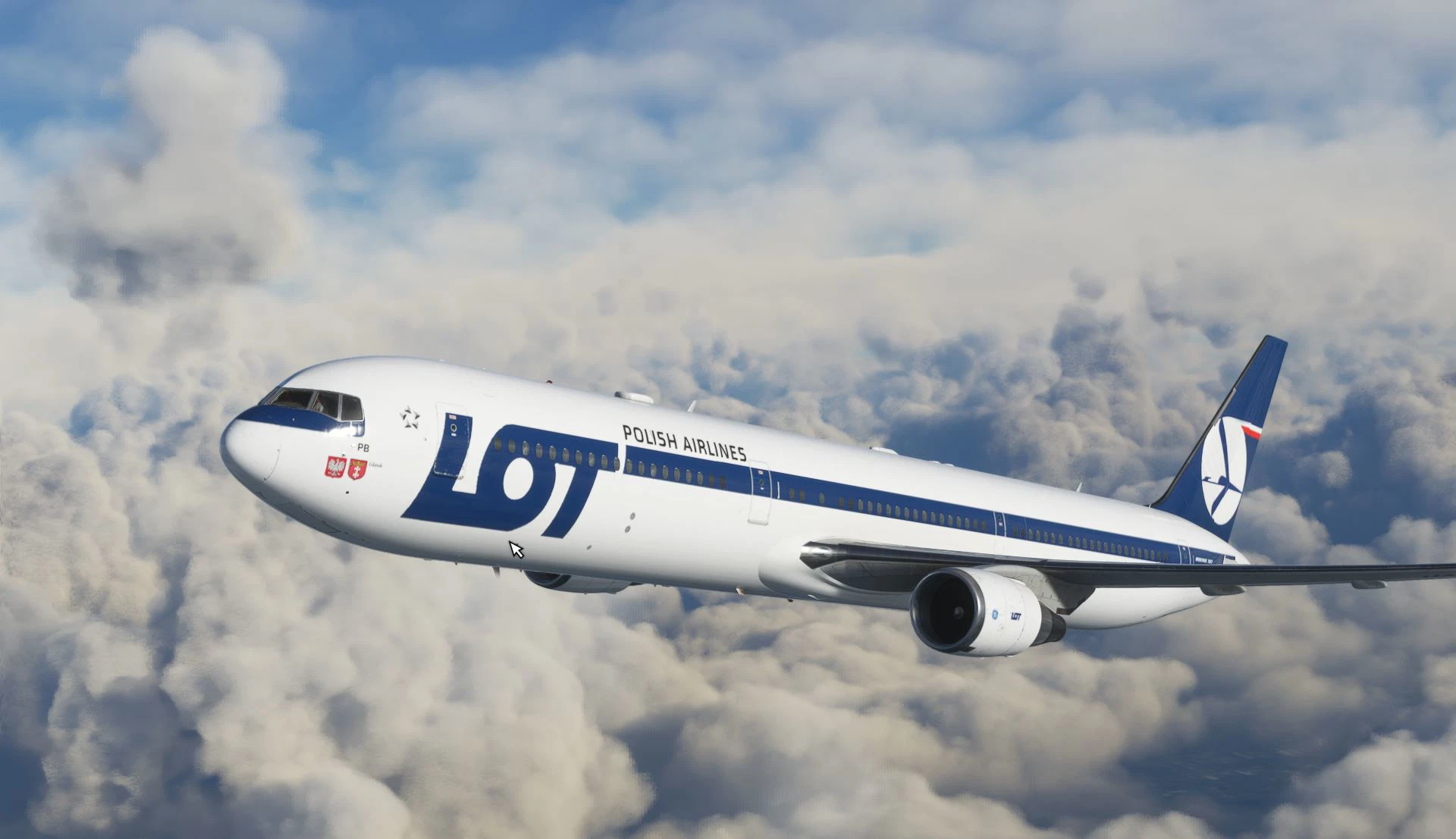 LOT Polish Airlines livery for the CS Boeing 767-400ER. - Image 1