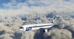LOT Polish Airlines livery for the CS Boeing 767-400ER. thumbnail 3