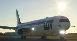 LOT Polish Airlines livery for the CS Boeing 767-400ER. thumbnail 7
