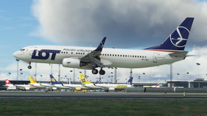 LOT Polish Airlines [SP-LWA] w/Cabin PMDG B737-800 thumbnail 10