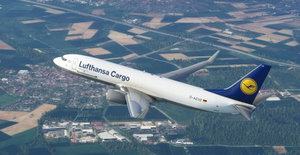 Lufthansa Cargo "1980 livery" PMDG B737-800BCF thumbnail 1