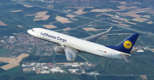 Lufthansa Cargo "1980 livery" PMDG B737-800BCF