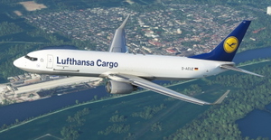 Lufthansa Cargo "1980 livery" PMDG B737-800BCF thumbnail 7