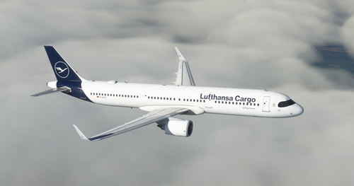 Lufthansa Cargo "2019 livery" LatinVFR A321 Neo LR pratt and whitney