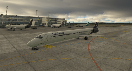 Lufthansa Fictional MD-82 