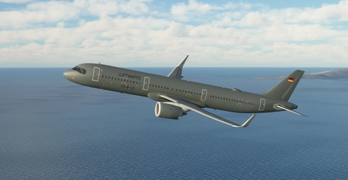 Luftwaffe / German Air Force "15+10" LatinVFR A321 Neo LR leap