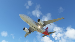 LVFR A318-111CEO QANTASLINK 2016 Silver Roo Livery (Fictional) thumbnail 7