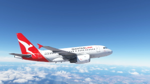 LVFR A318-111CEO QANTASLINK 2016 Silver Roo Livery (Fictional) thumbnail 10