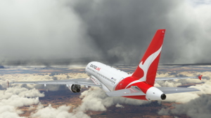 LVFR A318-111CEO QANTASLINK 2016 Silver Roo Livery (Fictional) thumbnail 11