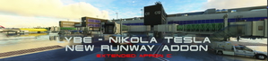 LYBE - Nikola Tesla - Belgrade, Serbia -2 runways addon scenery v002.0 thumbnail 5