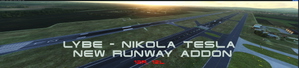 LYBE - Nikola Tesla - Belgrade, Serbia -2 runways addon scenery v002.0 thumbnail 16