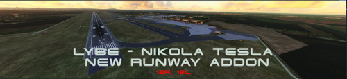 LYBE - Nikola Tesla - Belgrade, Serbia -2 runways addon scenery v002.0