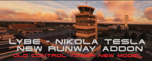 LYBE - Nikola Tesla - Belgrade, Serbia -2 runways addon scenery v002.0 thumbnail 3