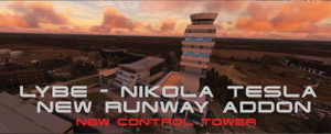 LYBE - Nikola Tesla - Belgrade, Serbia -2 runways addon scenery v002.0 thumbnail 2