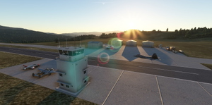 Mach Loop Race Course and Airport EMAC in Dulas Valley, Machynlleth, UK thumbnail 2