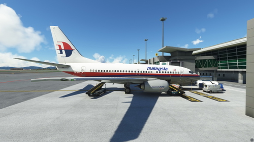 Malaysia Airlines 737-6H6 fictional