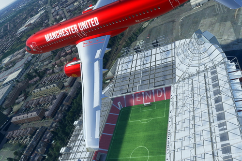 Manchester United A32NX (Brushed Chrome) 8K