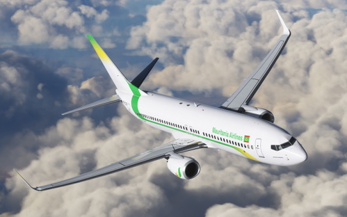 Mauritania Airlines Boeing 737-800 PMDG BW 5T-CLE
