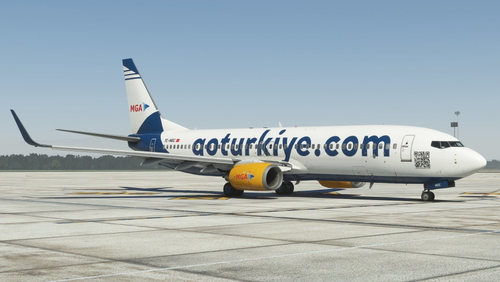 Mavi Gök Airlines TC-MGC - PMDG 737-800