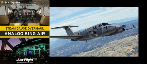 MC-12 for Black Square Analog King Air