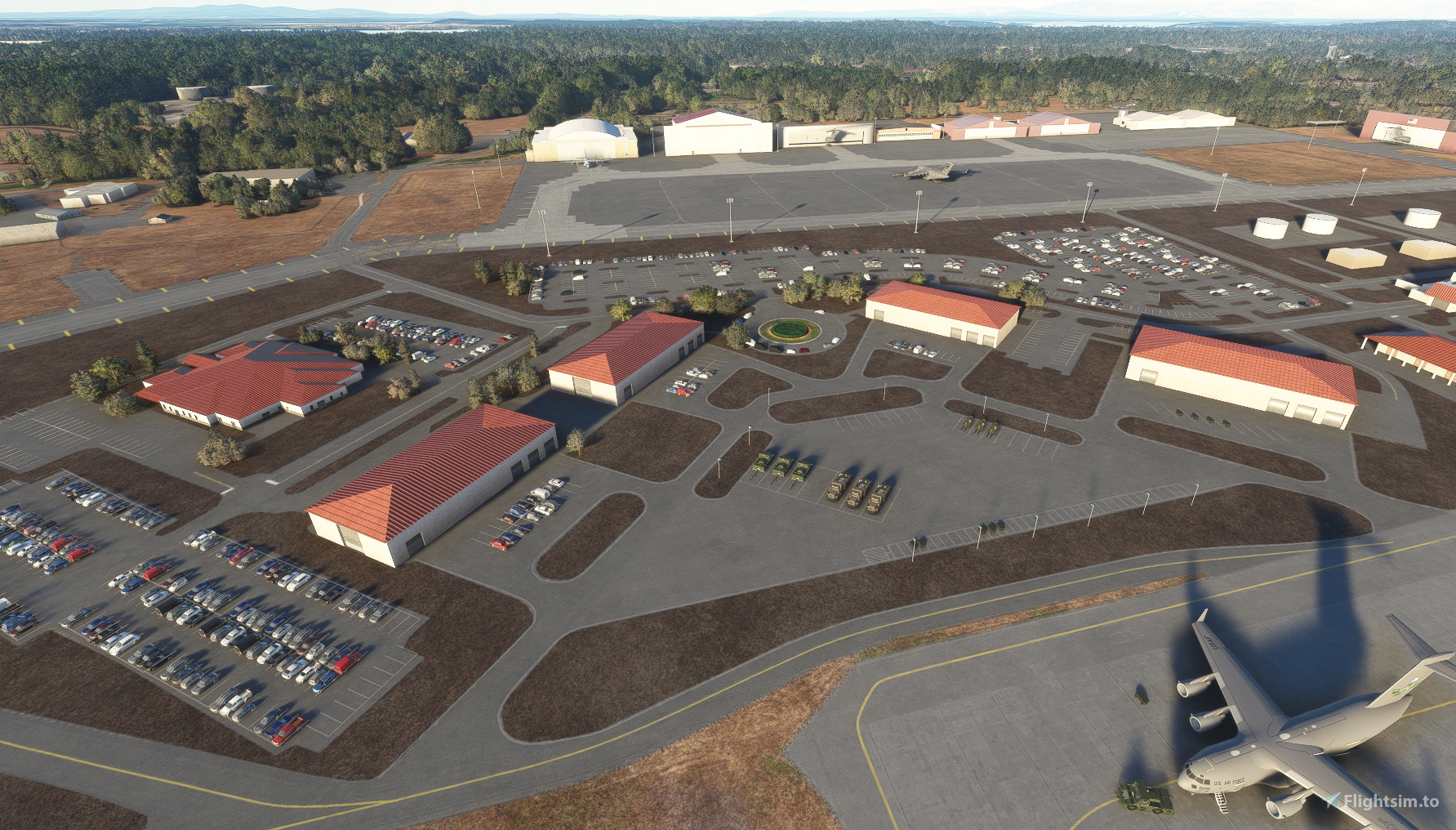 McChord AFB KTCM USA for Microsoft Flight Simulator MSFS