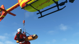 Medicopter 117 Base mit Airbus H145 EMS Medicopter 117 Liverie thumbnail 6