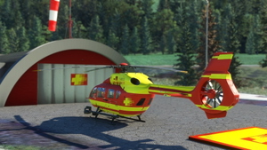Medicopter 117 Base mit Airbus H145 EMS Medicopter 117 Liverie thumbnail 10