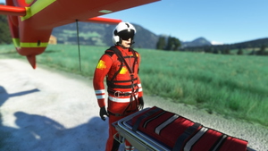 Medicopter 117 Base mit Airbus H145 EMS Medicopter 117 Liverie thumbnail 5
