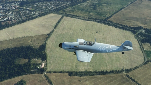Messerschmitt BF109 E4 All Grey Livery. 