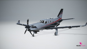 METTALIC GREY FACTORY LIVERIES FOR ASOBO TBM 930 [8K] thumbnail 5