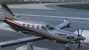 METTALIC GREY FACTORY LIVERIES FOR ASOBO TBM 930 [8K] thumbnail 3
