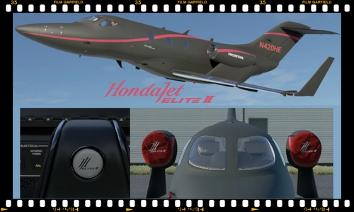 [MG HJET HA420] HondaJet Elite II and HONDA logo's added to default E2 livery