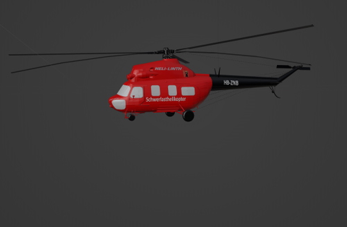 Mi-2 heli linth Schwerlasthelikopter HB-ZNB